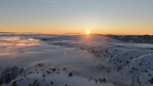 Dürtmen Dağı’nda Sisin Büyüsü