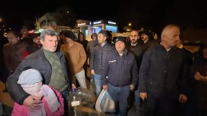 Edirne’de 10 gündür su akmayan mahallenin sakinlerinden eylem