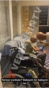 Eldiven takıp yaşlı adamı dövdü! Huzurevinde yürek sızlatan görüntüler