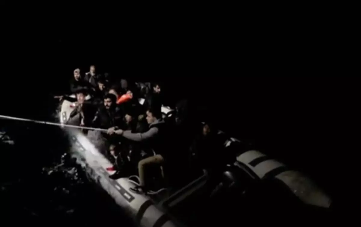 Fethiye’de 29 Kaçak Göçmen Kurtarıldı