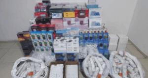 Gaziantep’te 1 milyon 350 bin TL’lik kaçak elektronik eşya yakalandı