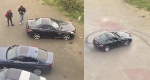 Hastaneye gelen müşterilerin araçlarıyla drift atan valelere para cezası