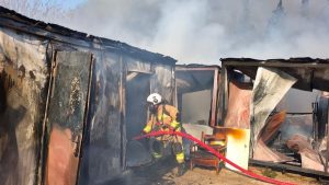 Hatay’da işçilerin kaldığı konteynerde yangın