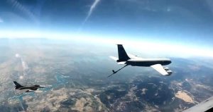 Hava Kuvvetleri uçakları Kıbrıs semalarında