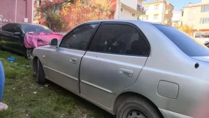 İnegöl’de Park Halindeki Araç Kurşunlandı