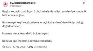 İzmit’te İHA Düştü