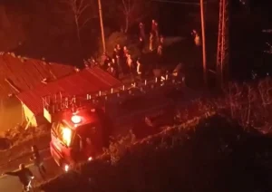 Kabadüz’de Yangın: Ahşap Ev Küle Döndü