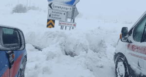 Kayseri’de mahsur kalan 5 kampçı kurtarıldı