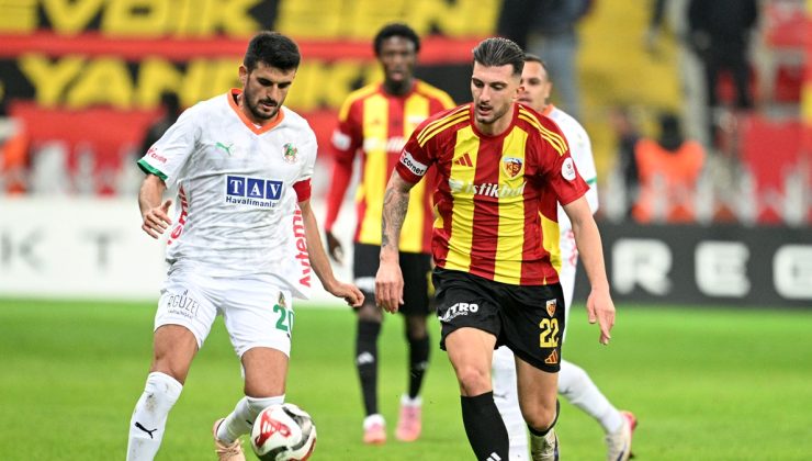 Kayserispor – Alanyaspor maçında gol sesi çıkmadı
