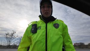 Kırklareli’de yüz tanımalı yaka kamerası ile trafik denetimi