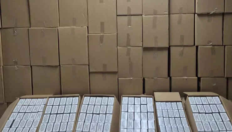 Kırşehir’de 1 Milyon Makaron Ele Geçirildi