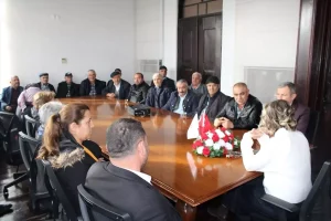 Köylüler Kaymakam’ı Ziyaret Etti