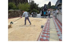 Kuzdere’de altyapı çalışması