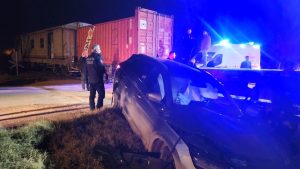 Malatya’da yük treni otomobile çarptı: 5 yaralı