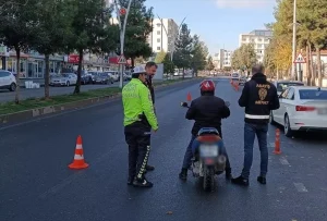 Mardin’de Motosiklet Denetimi