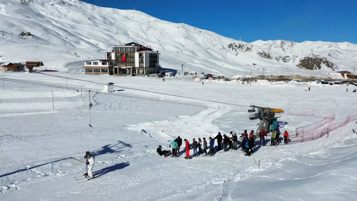 Mergabütan Kayak Merkezi Sezonu Açtı