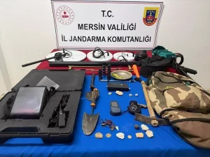 Mersin’de Kaçak Kazı Operasyonu
