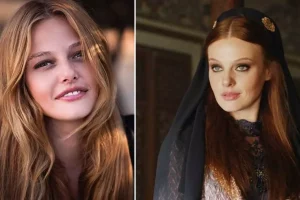 Naz Elmas davete damga vurdu! Derin yırtmaçlı elbise yorum yağmuruna tutuldu