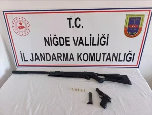 Niğde’de Ruhsatsız Silah Operasyonu
