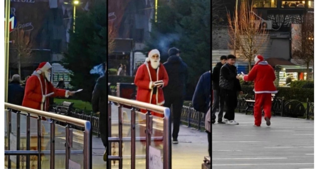 Noel Baba da provokasyona başlamış! Üsküdar Belediyesi açıklama yaptı