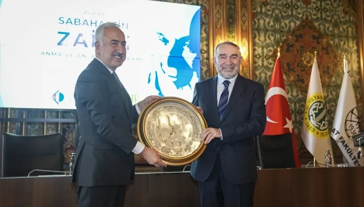 Prof. Dr. Sabahattin Zaim Anma Töreni