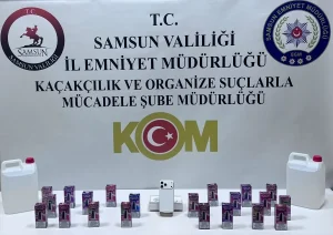 Samsun’da Kaçakçılık Operasyonu