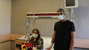 Şanlıurfa’da eşine karaciğerini bağışladı