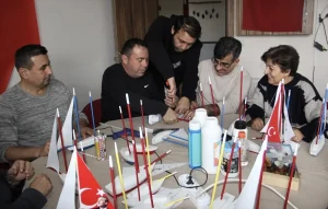 Şehit yakınları ve gaziler Sinop’ta sanatla sosyalleşiyor