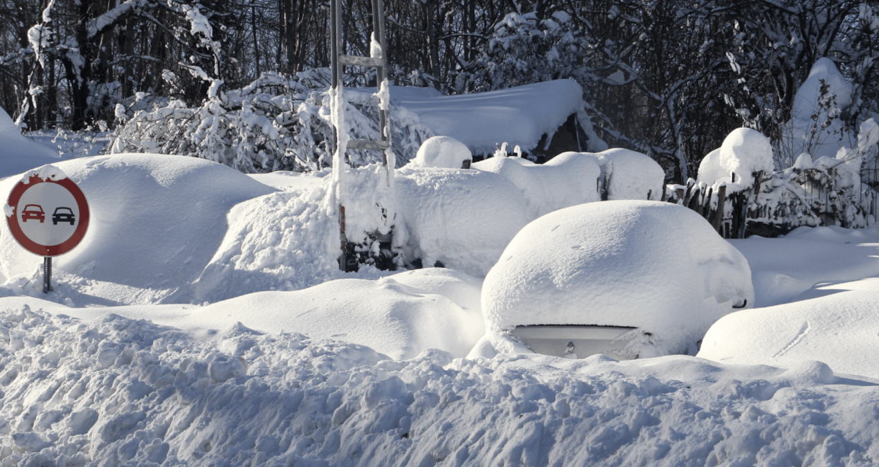 Sinop’ta kar kalınlığı 1 metreye çıktı