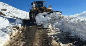 Şırnak’ta kar kalınlığı 1 metreyi aştı