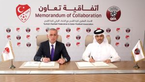 TFF ile Katar arasında iş birliği anlaşması imzalandı