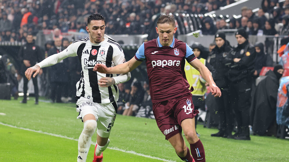 Trabzonspor – Beşiktaş maçının ilk 11’leri