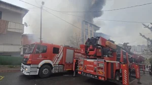 Ümraniye’de Yangın: 2 Yaralı