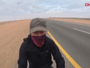 Umre için pedal çevirdi: Bisikletle Medine’ye vardı