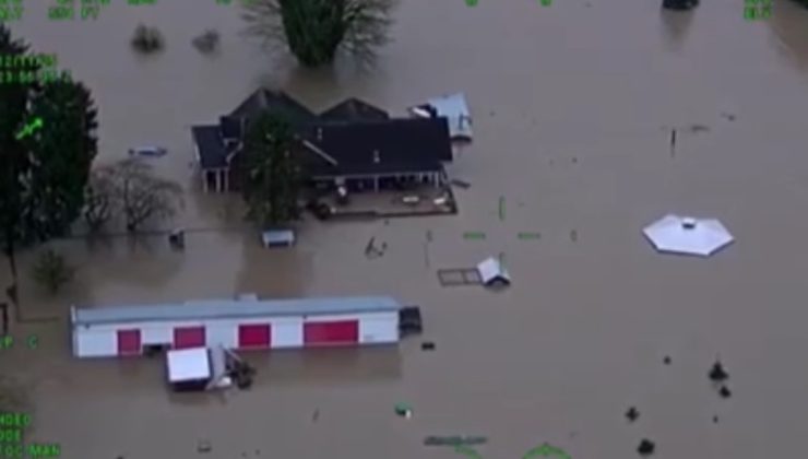 Washington eyaletinde sel alarmı