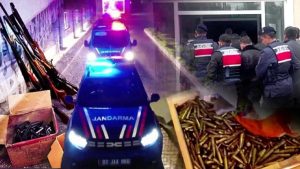 14 ilde yasa dışı silah operasyonu: 202 gözaltı