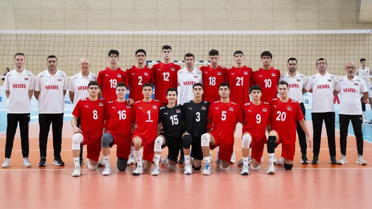 18 Yaş Altı Erkek Voleybol Milli Takımı, Karadağ’a mağlup oldu