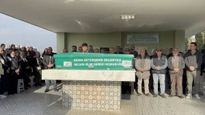 Adana’da Baba ve 2 Çocuk Cenaze Töreni