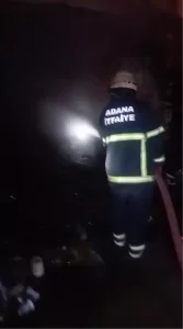 Adana’da Geri Dönüşüm Fabrikasında Yangın