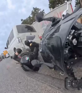 Adana’da Motosiklet Kazası: Sürücü Hafif Yaralandı