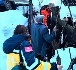 AFAD, Köydeki Hastayı Kurtardı