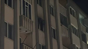 Afyonkarahisar’da Apartmanda Yangın