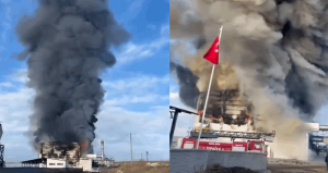 Afyonkarahisar’da enerji santralinde yangın