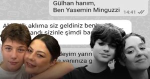 Ahmet Minguzzi’nin annesi ile Atlas Çağlayan’ın annesinin kahreden mesajlaşması