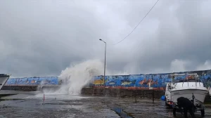 Akçakoca’da Kuvvetli Rüzgar ve Yükselen Dalgalar