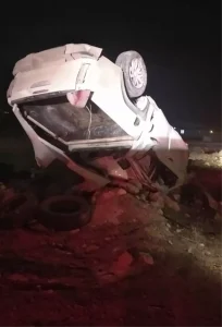 Aksaray’da Otomobil Devrildi: 3 Yaralı