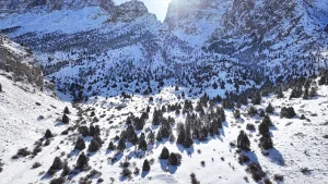 Aladağlar Milli Parkı Beyaza Büründü