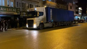 Alkollü TIR Sürücüsüne Cezası Kesildi