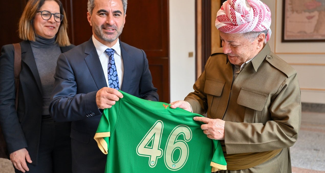 Amedspor’dan Barzani’ye ziyaret