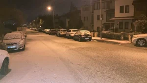 Ankara’da Kar Yağışı Etkili Oldu